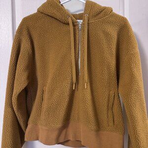 Club Monaco Sherpa Half-Zip Hoodie